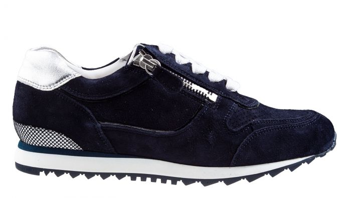Hassia 30 1919 3276 blau Veoursleder Sneaker